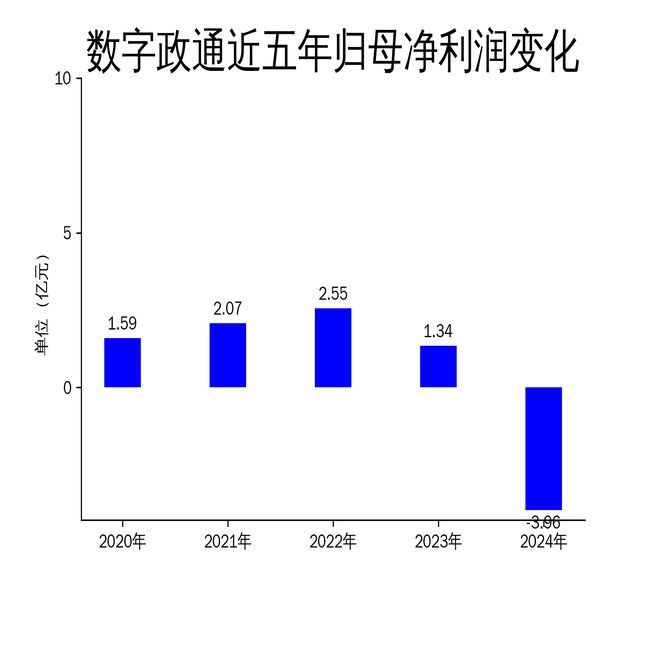 数字政通2024年财报：营收骤降412%净利润亏损396亿(图2)